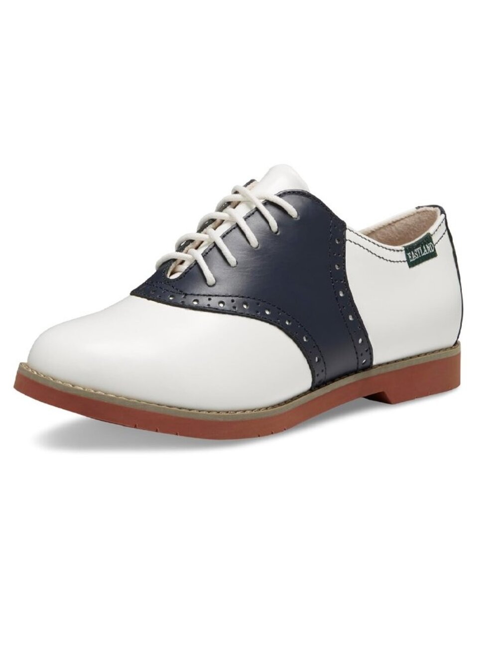 Eastland Womens Oxfords Black & White Saddle Shoes Lace Up Oxford Casual Shoes